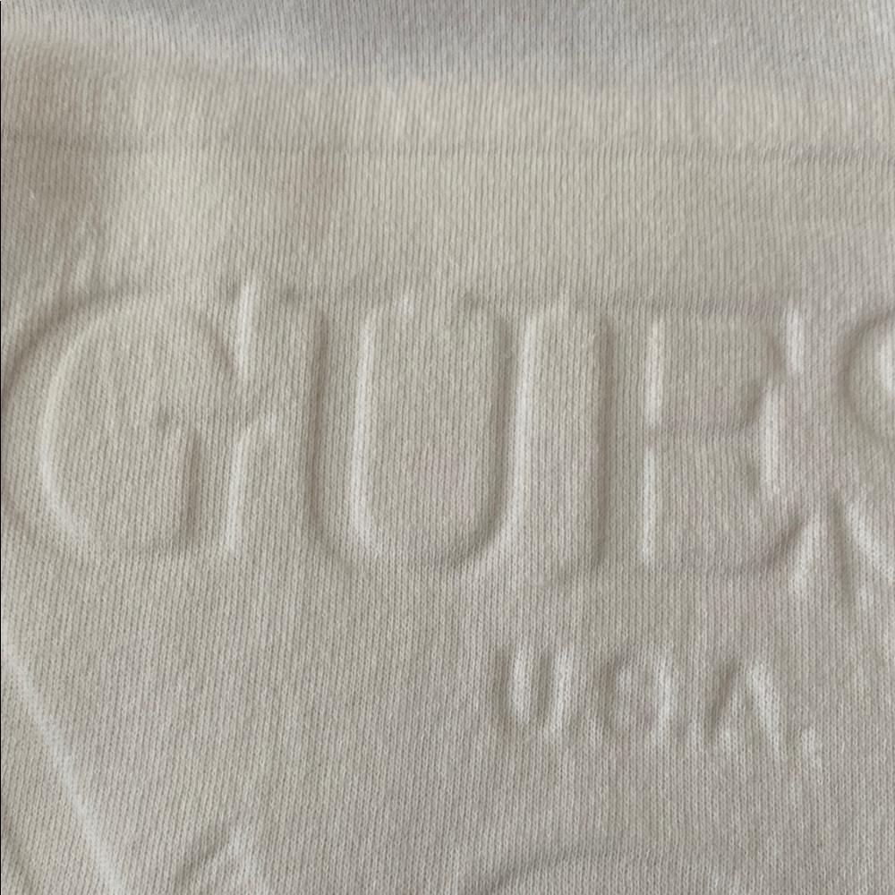 Guess White Men's Hoodie Sweater S